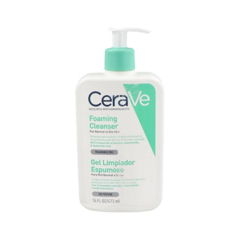 CERAVE GEL LIMPIADOR ESPUMOSO  473 ML